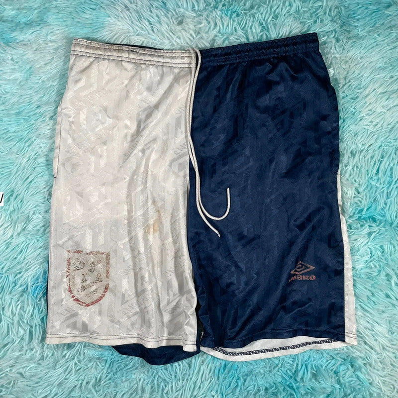 Vintage 90s England Umbro Football Shorts - Medium