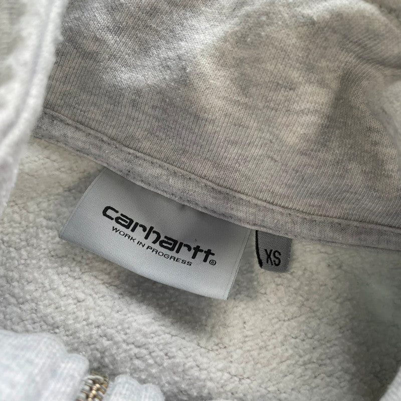 Grey Carhartt 1/4 Zip Sweatshirt - XS