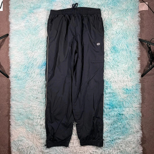 Vintage 00s y2k Navy Nike Tracksuit Bottoms - Large
