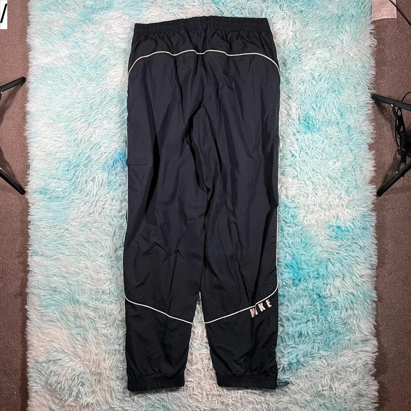 Vintage 00s y2k Navy Nike Tracksuit Bottoms - Large
