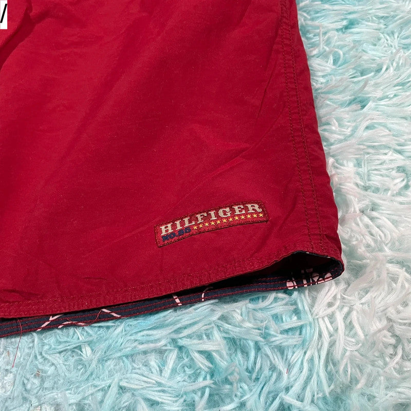 Vintage Red Tommy Hilfiger Swim Shorts - XL