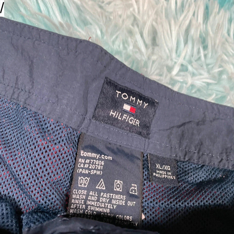 Vintage Red Tommy Hilfiger Swim Shorts - XL