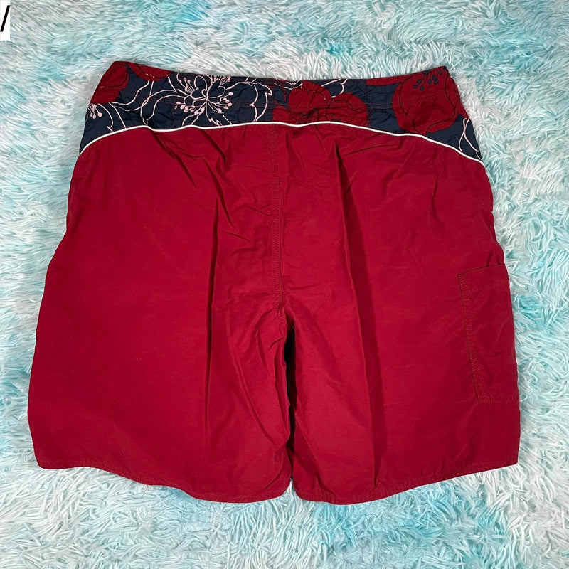 Vintage Red Tommy Hilfiger Swim Shorts - XL