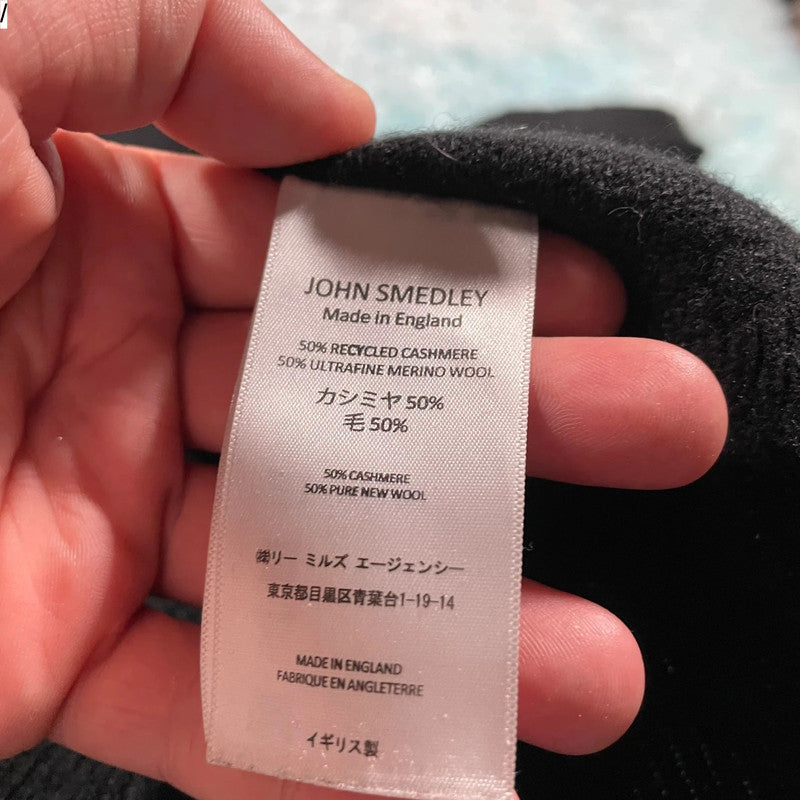 Black John Smedley Cashmere Jumper - XL