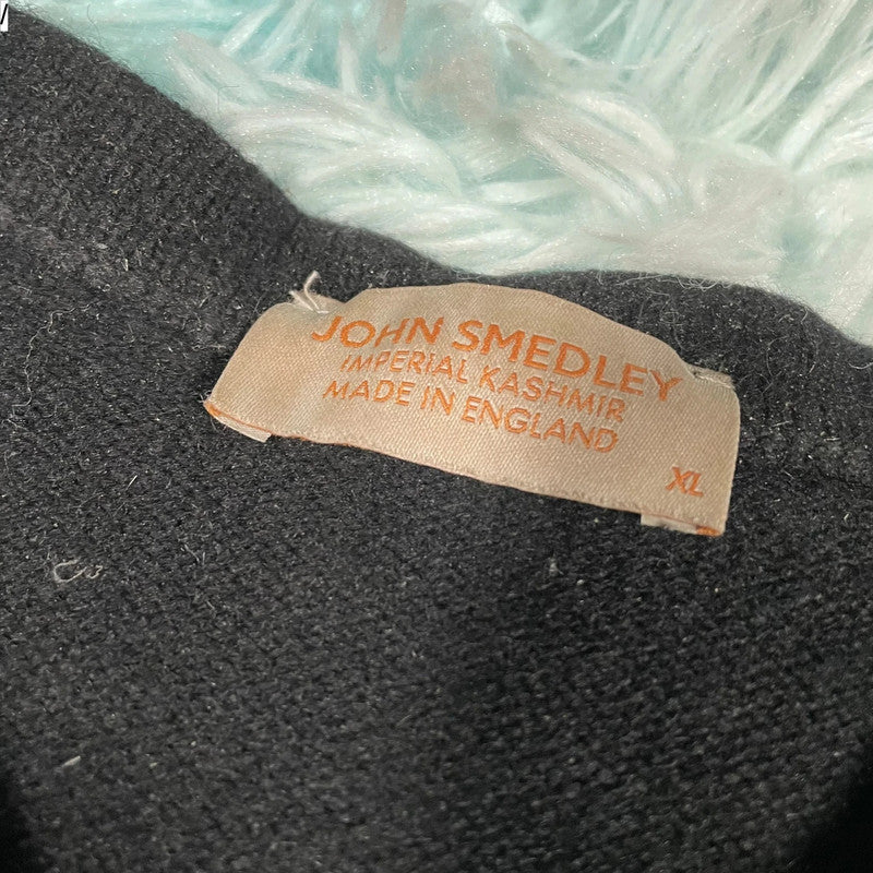 Black John Smedley Cashmere Jumper - XL
