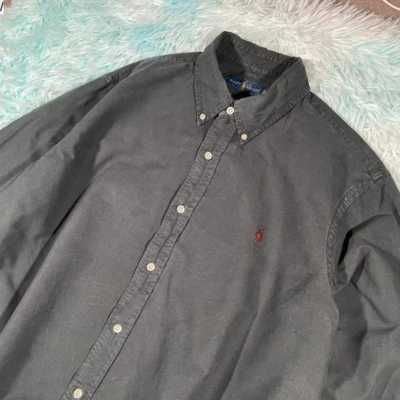 Vintage Black Ralph Lauren Shirt - XL