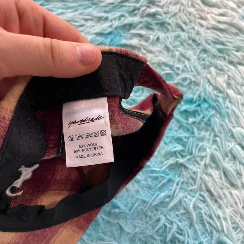 Maroon & Cream Yardsale Cap Wool