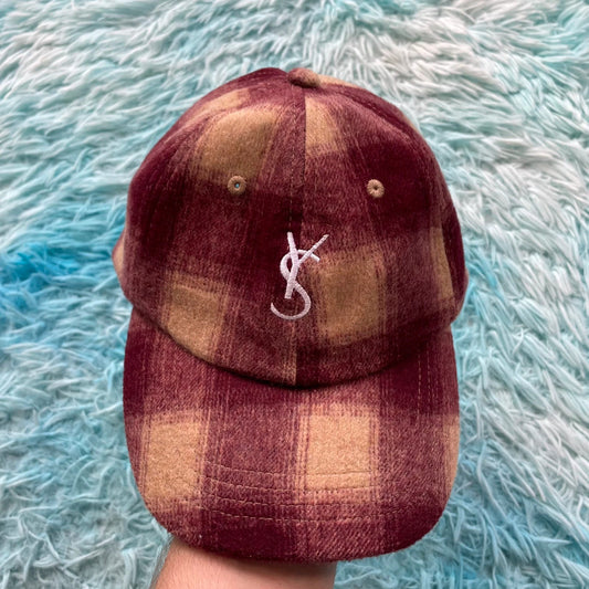 Maroon & Cream Yardsale Cap Wool