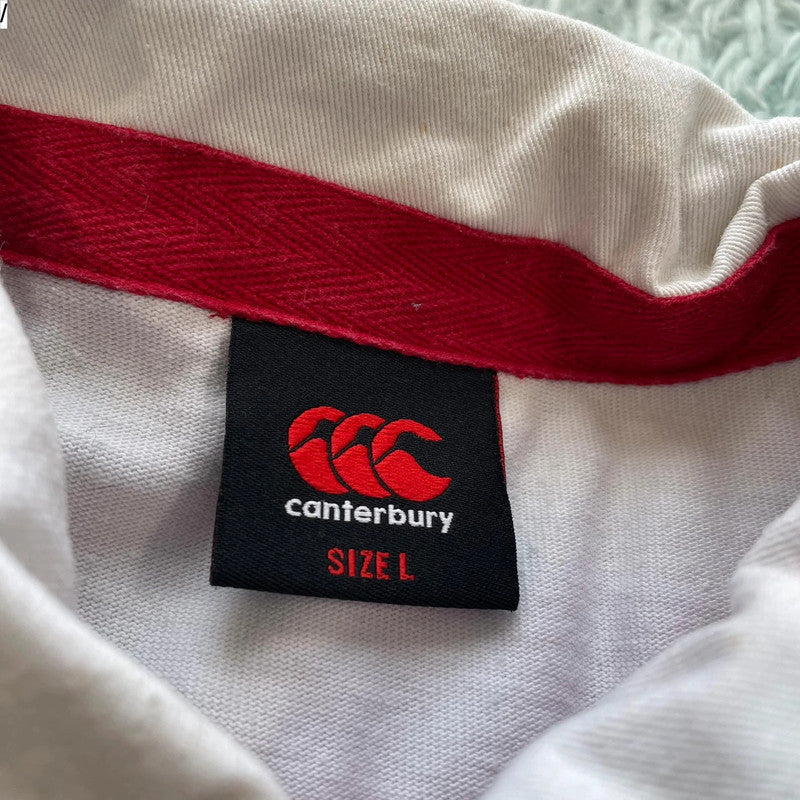 White England Rugby Shirt Canterbury - Large