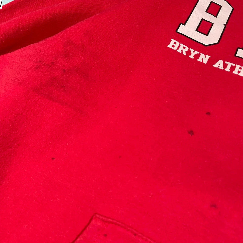 Red Champion Hoodie US College BACS - Large