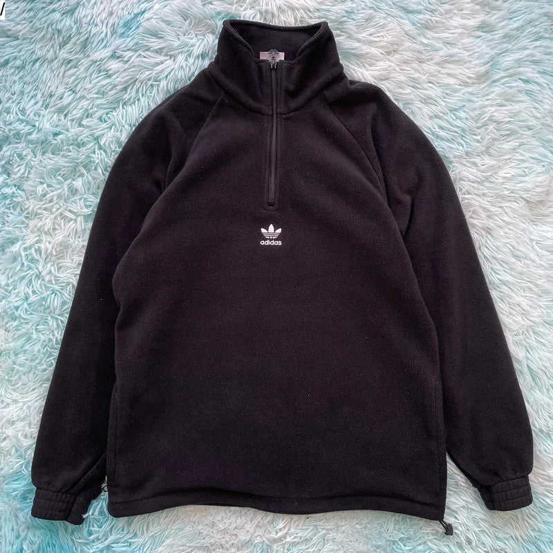 Black Adidas 1/4 Zip Fleece - Small