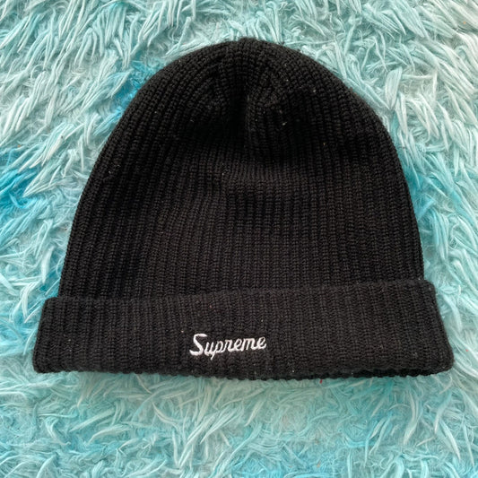 Black Supreme Beanie