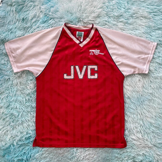 Vintage Style Arsenal Shirt Score Draw JVC - Medium