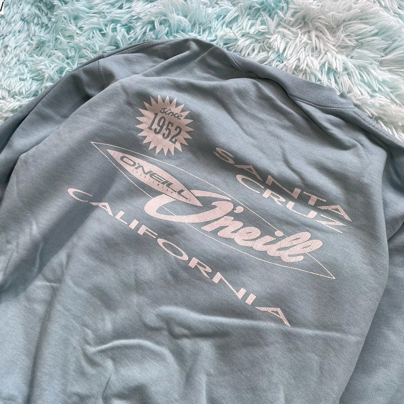 Vintage 90s Baby Blue O’Neill Graphic Sweatshirt - Small