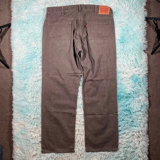 Vintage Grey Levi’s Jeans 569 Wide Leg - 38W 34L
