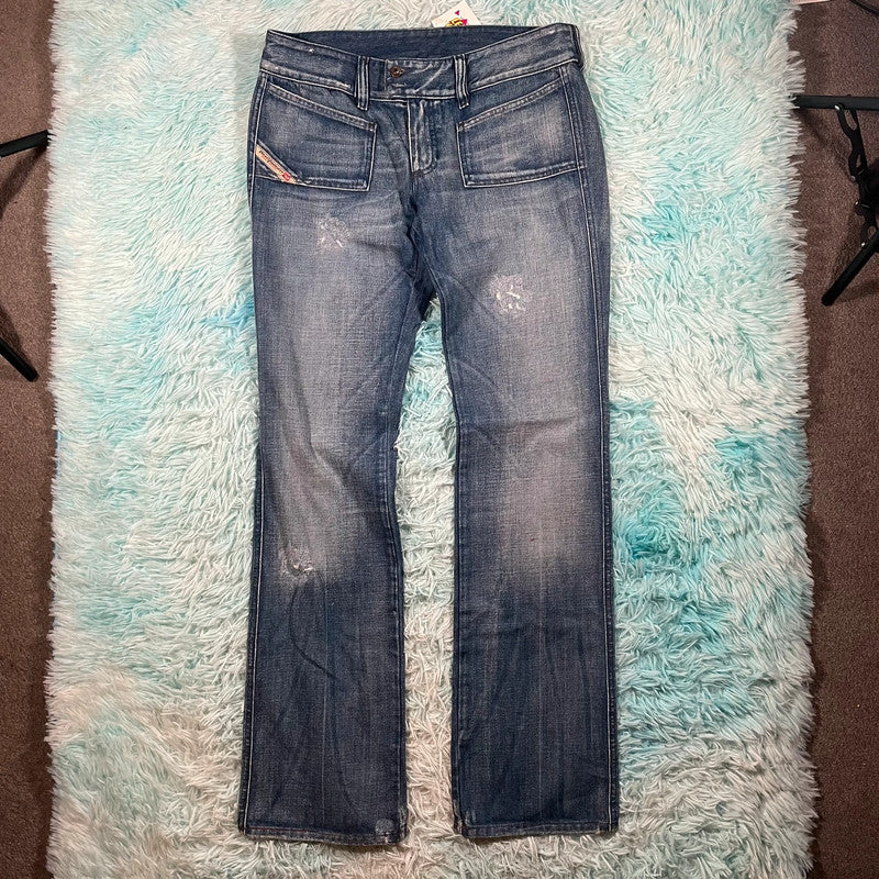 Vintage Y2K Diesel Jeans Straight Leg Low rise - 32W