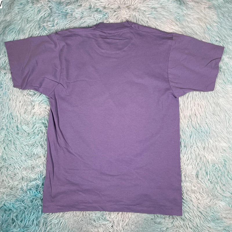 Vintage 90s Purple St Assenfest Graphic T Shirt - Large