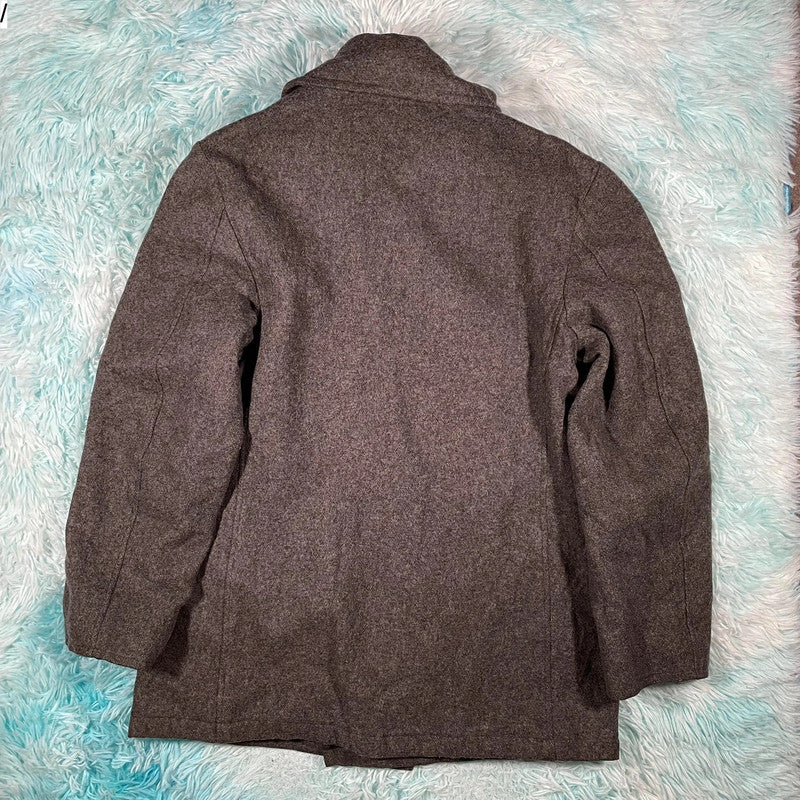 Vintage 60s Grey Sterlingwear Peacoat Jacket - Large