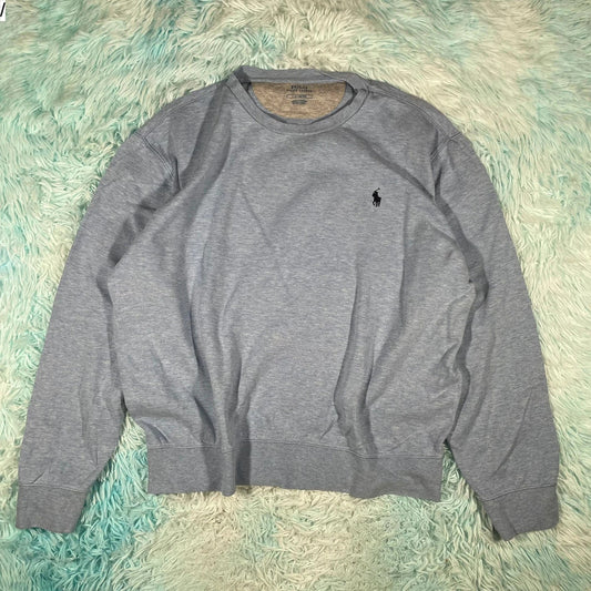 Baby Blue Polo Ralph Lauren Sweatshirt - Large