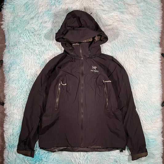 Black Arc’teryx Beta AR Windbreaker Jacket - Womens Large