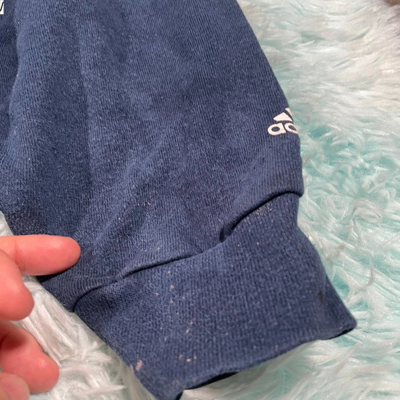 Vintage 90s Navy Adidas Sweatshirt- XL