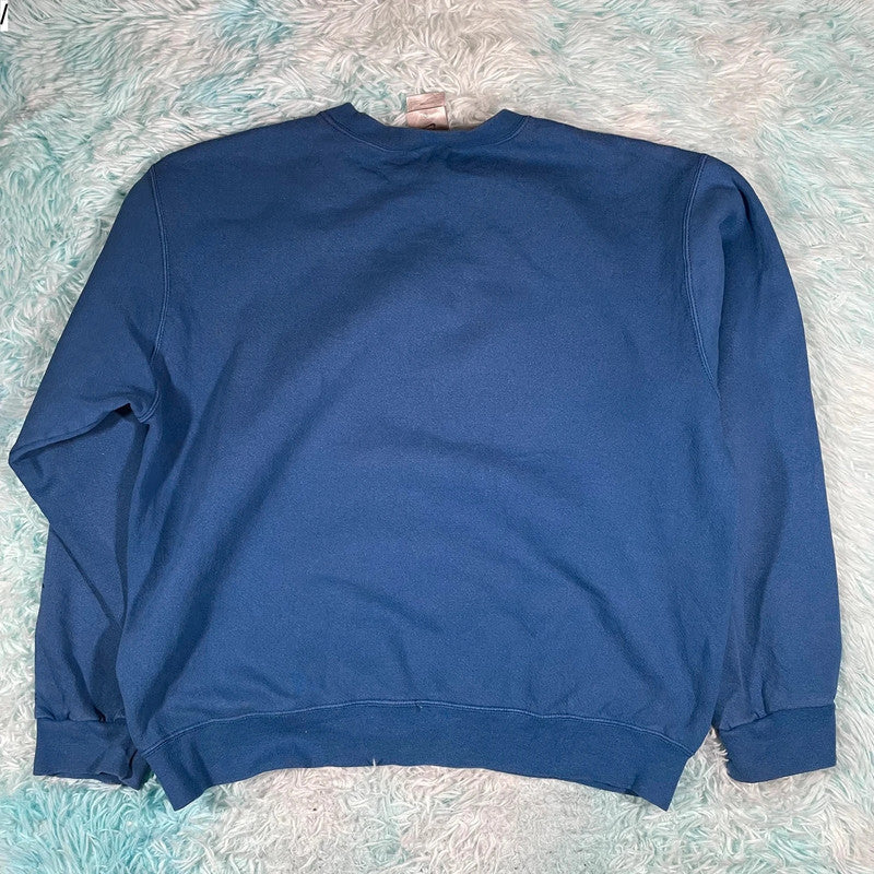 Vintage 00s Blue Nike Sweatshirt Heavyweight- Large