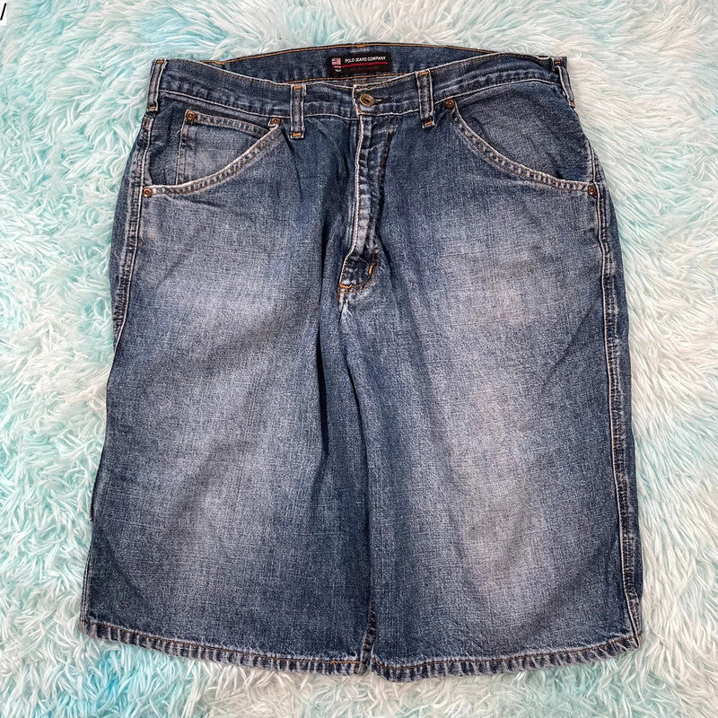Vintage 90s Polo Ralph Lauren Jean Shorts Jorts - 34W