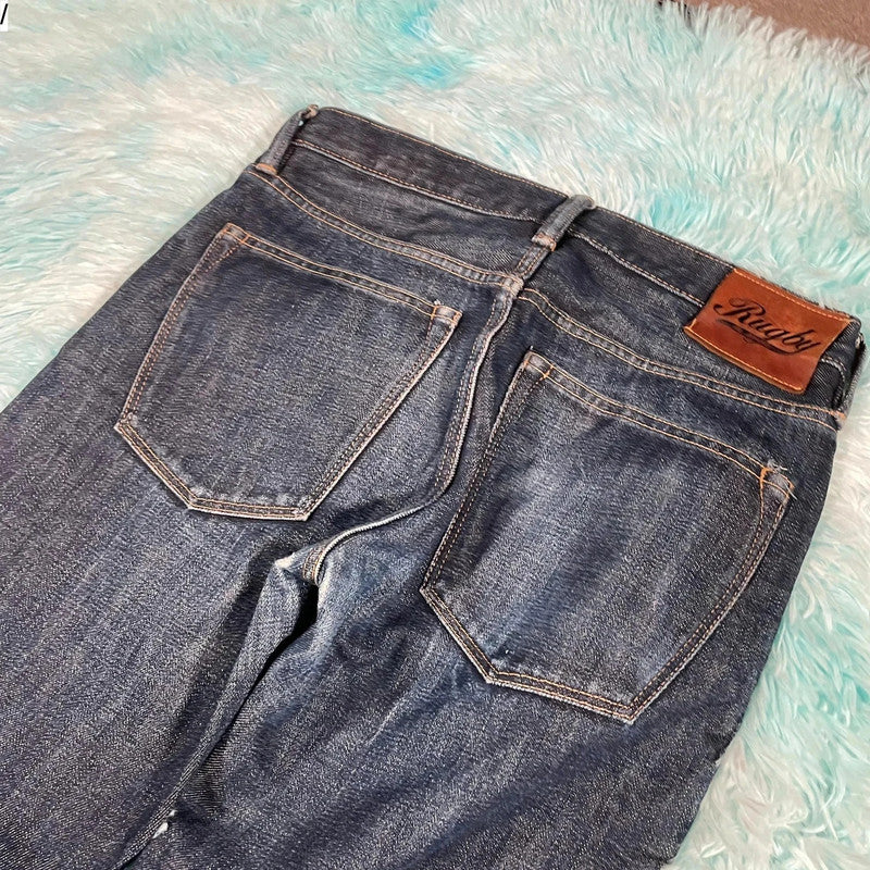 Navy Polo Ralph Lauren Rugby Jeans Slim Fit - 30W 30L