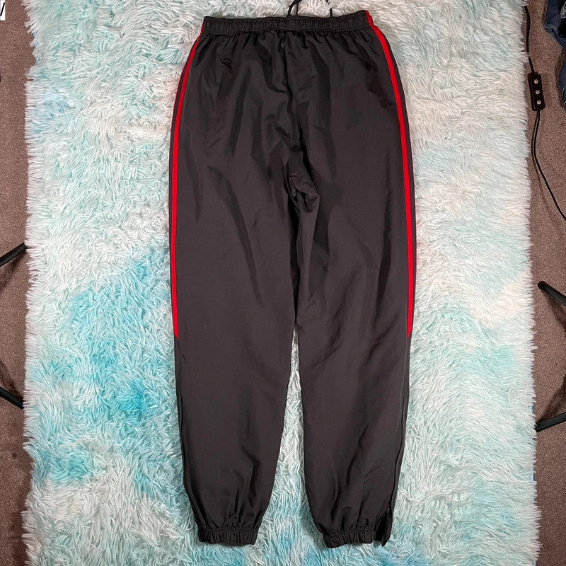 Vintage 00s Grey Adidas Tracksuit Bottoms - Medium
