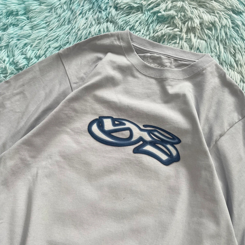 Light Blue Yardsale Graphic T Shirt Phantasy - Large