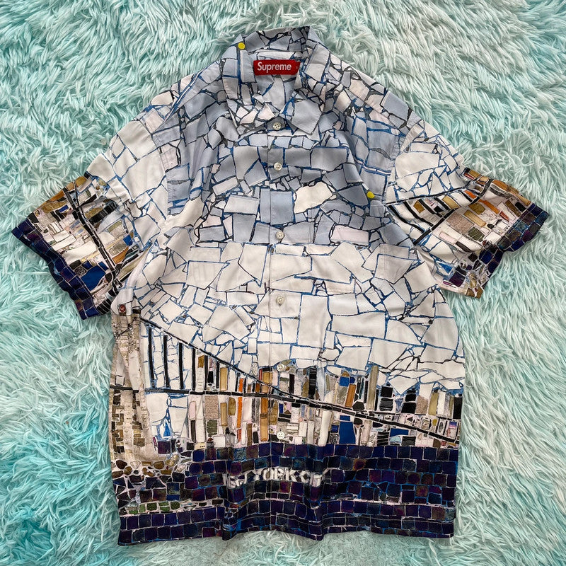 Blue Supreme Mosaic Shirt - Small