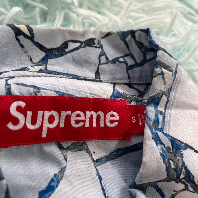 Blue Supreme Mosaic Shirt - Small