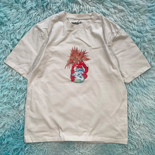 White Yardsale Graphic T Shirt Phantasy - Small