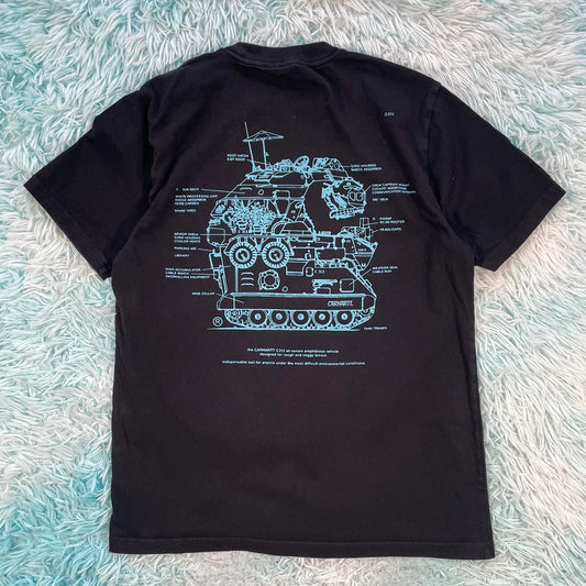 Black Carhartt Graphic T Shirt - Small