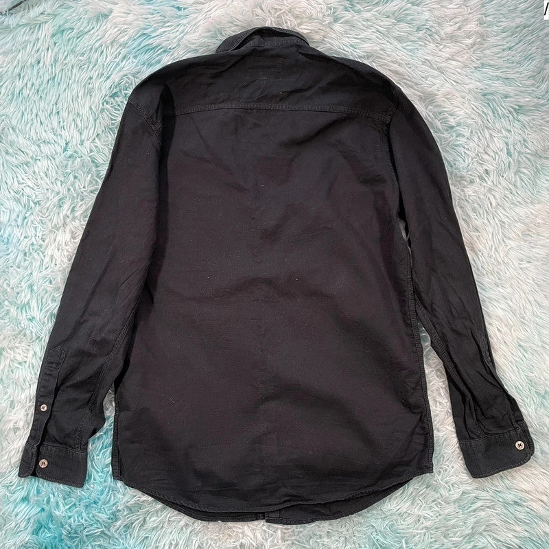 Vintage 90s Black Armani Jeans Shirt - Medium