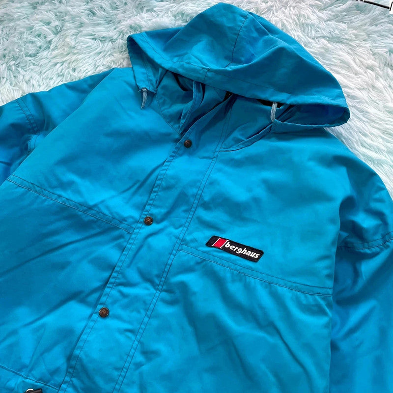 Vintage 90s Blue Berghaus Coat Jacket - Large