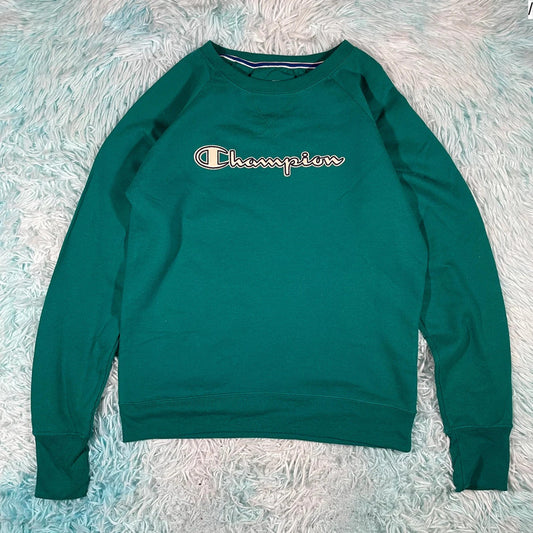 Turquoise Blue Champion Sweatshirt - Small