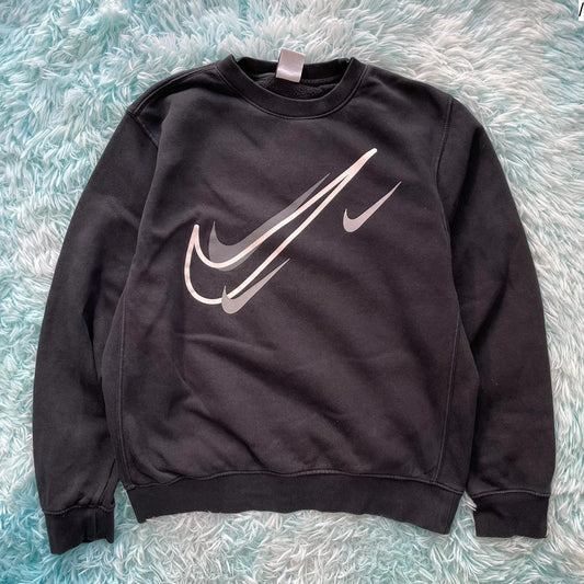 Black Nike Sweatshirt Logo - Small