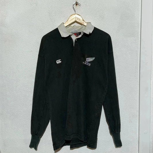 Vintage 90s New Zealand Rugby Shirt Canterbury - XL