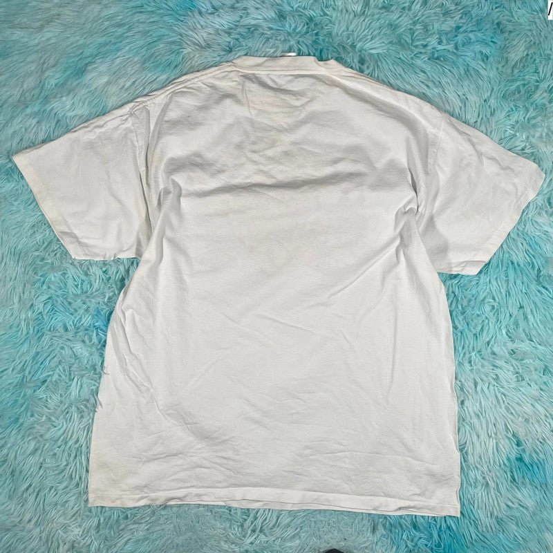 Vintage 90s White Alaska Graphic T Shirt - XL