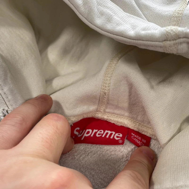 White Supreme Hoodie - Large