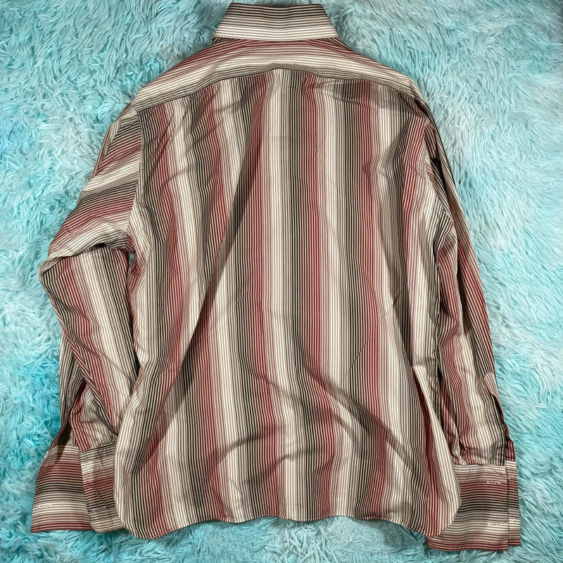 Striped Burberry Shirt Formal - XXL