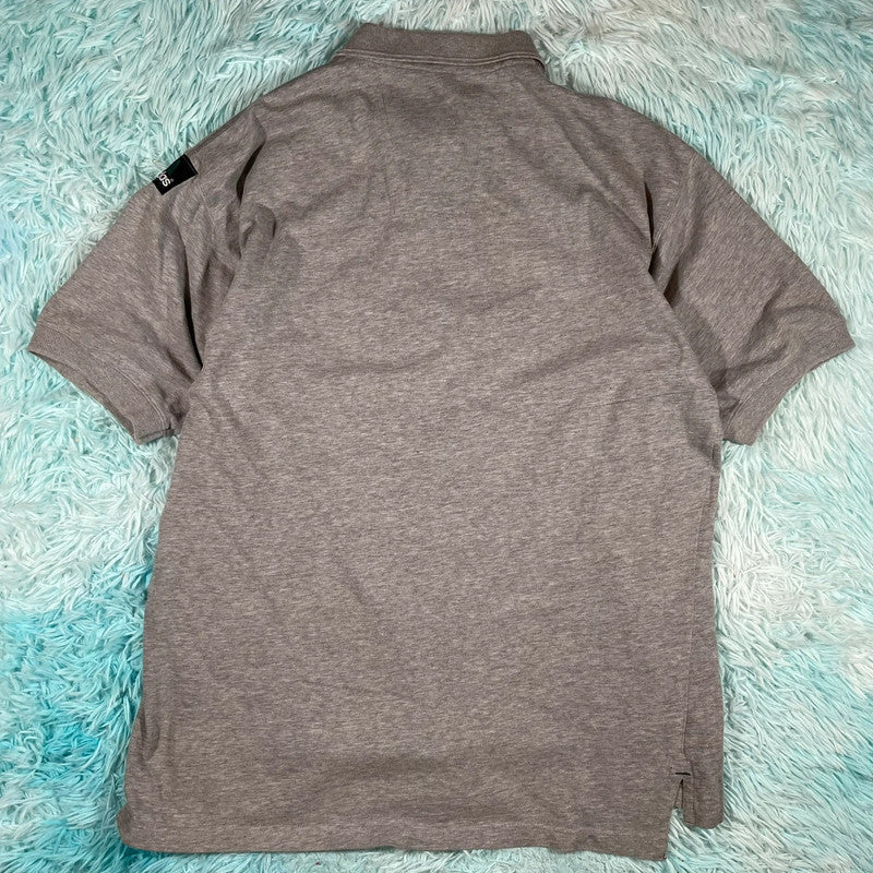 Vintage 90s Grey Adidas Equipment Polo Shirt - Large