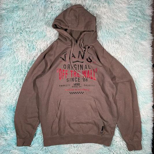Brown Vans Hoodie - Medium