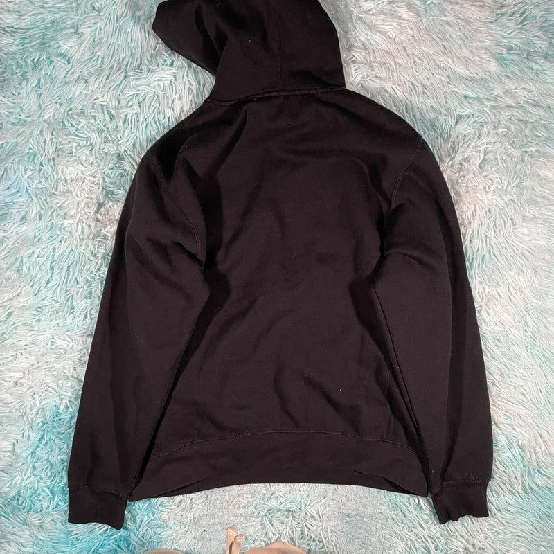 Black Russell Athletic Blank Hoodie - Large