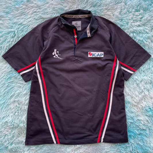 Navy Hong Kong 7s Rugby Shirt Kukri - Large