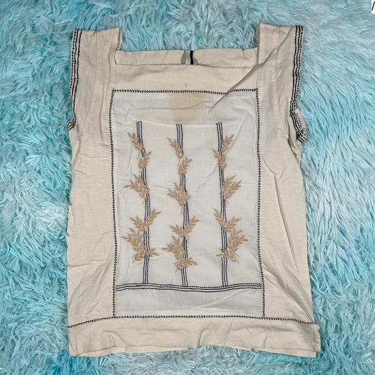 Vintage 90s Beige Topshop Tank Top - Size 10