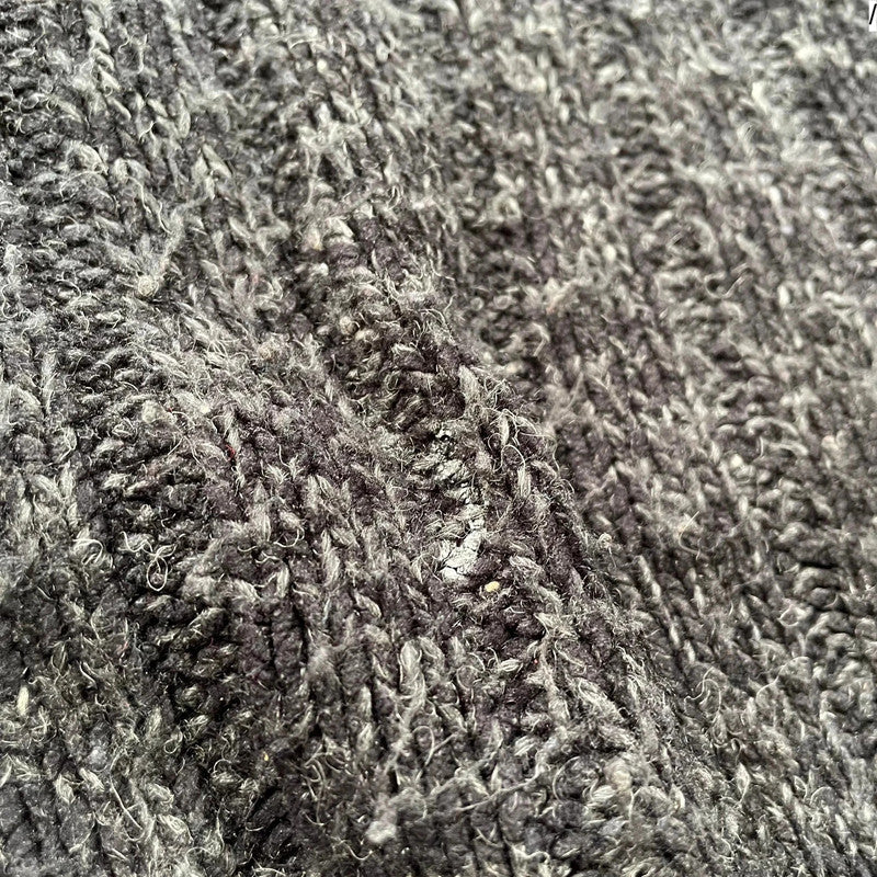 Vintage 90s Grey Chunky Knitted Jumper - Medium
