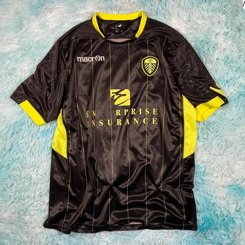 2011 Leeds Away Shirt Macron Black - XL