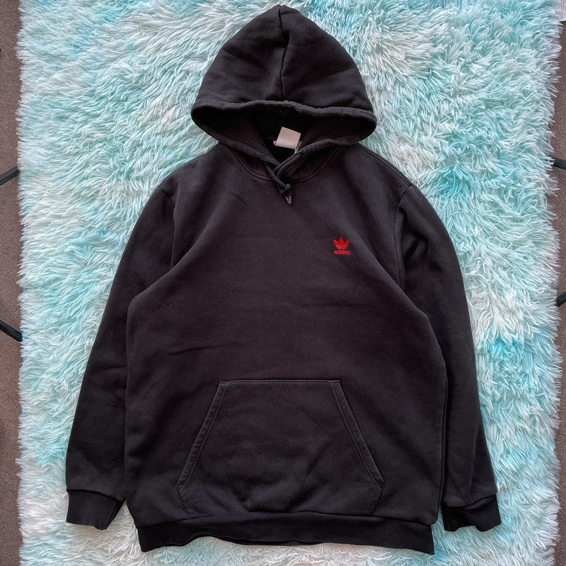 Black Heavyweight Adidas Hoodie - XL